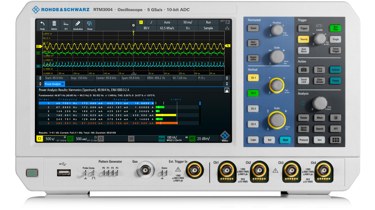 R&S RTM3000 数字示波器