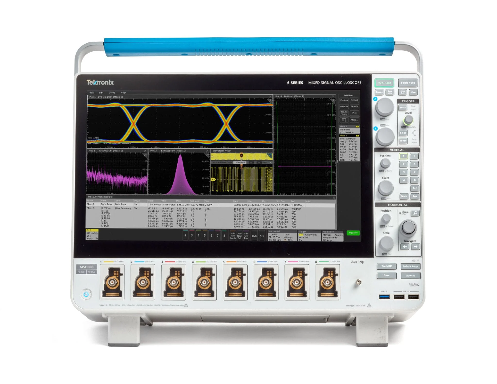 泰克 MSO6B示波器1GHz~10GHz 4~8通道
